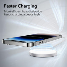 Заредете изображение във визуализатора на галерията – ESR HALOLOCK MINI MAGNETIC MAGSAFE WIRELESS CHARGER SILVER
