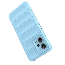 Заредете изображение във визуализатора на галерията – Magic Shield Case Cover for Xiaomi Redmi Note 12 5G / Poco X5 5G Flexible Armor Cover Light Blue
