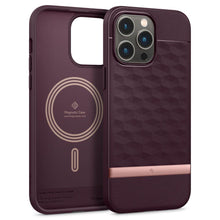 Заредете изображение във визуализатора на галерията – CASEOLOGY PARALLAX MAG MAGSAFE IPHONE 14 PRO MAX BURGUNDY
