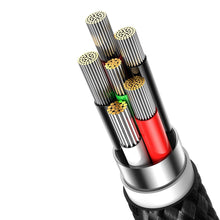Заредете изображение във визуализатора на галерията – BASEUS cable USB A to Type C Power Delivery 100W Glimmer Series CADH000501 2m black
