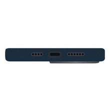 Заредете изображение във визуализатора на галерията – Uniq Lyden iPhone 15 Pro 6.1" case Magclick Charging navy blue/navy blue
