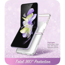 Заредете изображение във визуализатора на галерията – Supcase COSMO GALAXY Z Flip 4 MARBLE PURPLE - TopMag
