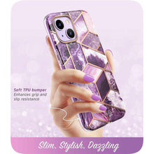 Заредете изображение във визуализатора на галерията – Supcase COSMO IPHONE 13/14 MARBLE PURPLE - TopMag
