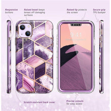 Заредете изображение във визуализатора на галерията – Supcase COSMO IPHONE 14 PLUS MARBLE PURPLE - TopMag
