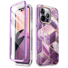 Заредете изображение във визуализатора на галерията – Supcase COSMO IPHONE 14 PRO MAX MARBLE PURPLE - TopMag
