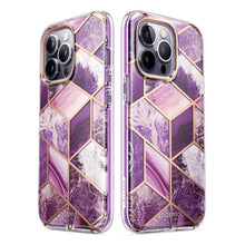 Заредете изображение във визуализатора на галерията – Supcase COSMO IPHONE 14 PRO MAX MARBLE PURPLE - TopMag
