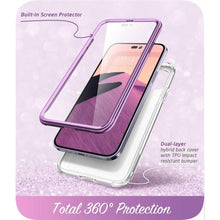 Заредете изображение във визуализатора на галерията – Supcase COSMO IPHONE 14 PRO MAX MARBLE PURPLE - TopMag
