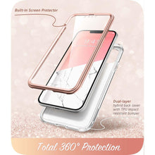 Заредете изображение във визуализатора на галерията – SUPCASE COSMO IPHONE 13 / 14 MARBLE PINK - TopMag
