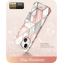 Заредете изображение във визуализатора на галерията – SUPCASE COSMO IPHONE 13 / 14 MARBLE PINK - TopMag
