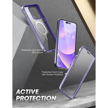 Заредете изображение във визуализатора на галерията – SUPCASE UB EDGE MAG MAGSAFE IPHONE 14 PRO MAX DEEP PURPLE - TopMag
