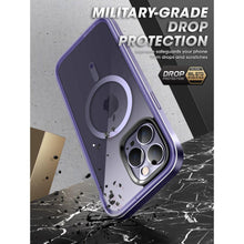 Заредете изображение във визуализатора на галерията – SUPCASE UB EDGE MAG MAGSAFE IPHONE 14 PRO MAX DEEP PURPLE - TopMag
