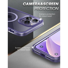 Заредете изображение във визуализатора на галерията – SUPCASE UB EDGE MAG MAGSAFE IPHONE 14 PRO MAX DEEP PURPLE - TopMag
