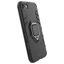 Заредете изображение във визуализатора на галерията – Ring Armor Case Kickstand Tough Rugged Cover for iPhone SE / 5S / 5 black - TopMag
