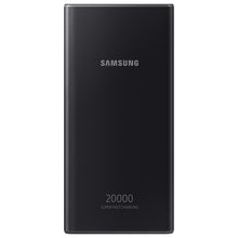 Заредете изображение във визуализатора на галерията – Samsung Powerbank 20000mAh 25W USB-A / USB-C SFC / AFC / PD / QC gray (EB-P5300XJEGEU) - TopMag
