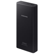 Заредете изображение във визуализатора на галерията – Samsung Powerbank 20000mAh 25W USB-A / USB-C SFC / AFC / PD / QC gray (EB-P5300XJEGEU) - TopMag
