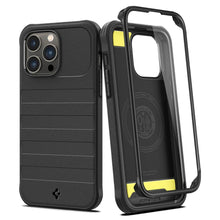 Заредете изображение във визуализатора на галерията – Spigen GEO ARMOR 360 MAG MAGSAFE IPHONE 14 PRO MAX BLACK - TopMag
