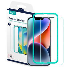 Заредете изображение във визуализатора на галерията – TEMPERED GLASS ESR SCREEN SHIELD IPHONE 13 / 13 PRO / 14 CLEAR
