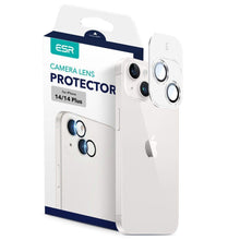 Заредете изображение във визуализатора на галерията – TEMPERED GLASS ESR CAMERA LENS IPHONE 14 / 14 PLUS BLACK
