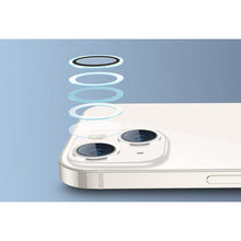 Заредете изображение във визуализатора на галерията – TEMPERED GLASS ESR CAMERA LENS IPHONE 14 / 14 PLUS BLACK
