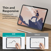 Заредете изображение във визуализатора на галерията – PROTECTIVE FILM ESR PAPER FEEL 2-PACK IPAD AIR 4 / 5 / IPAD PRO 11 MATTE CLEAR
