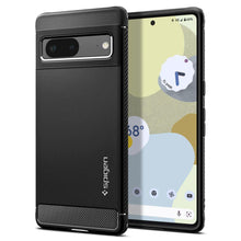 Заредете изображение във визуализатора на галерията – Spigen RUGGED ARMOR GOOGLE PIXEL 7 MATTE BLACK
