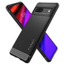 Заредете изображение във визуализатора на галерията – Spigen RUGGED ARMOR GOOGLE PIXEL 7 MATTE BLACK
