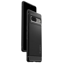 Заредете изображение във визуализатора на галерията – Spigen RUGGED ARMOR GOOGLE PIXEL 7 MATTE BLACK

