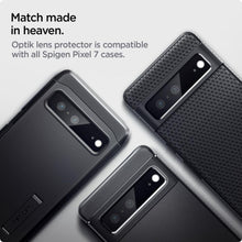 Заредете изображение във визуализатора на галерията – Spigen OPTIK.TR CAMERA PROTECTOR 2-PACK GOOGLE PIXEL 7 BLACK
