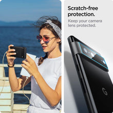 Заредете изображение във визуализатора на галерията – Spigen OPTIK.TR CAMERA PROTECTOR 2-PACK GOOGLE PIXEL 7 BLACK
