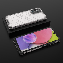 Заредете изображение във визуализатора на галерията – Honeycomb case for Samsung Galaxy A14 armored hybrid cover transparent

