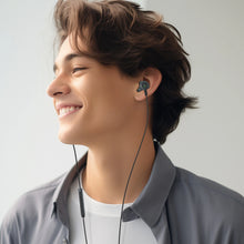 Заредете изображение във визуализатора на галерията – Acefast L1 in-ear headphones with 1.2 m Lightning connector - black
