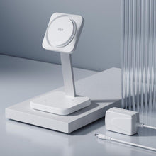 Заредете изображение във визуализатора на галерията – ESR HALOLOCK 2IN1 CRYOBOOST MAGNETIC MAGSAFE WIRELESS CHARGER ARCTIC WHITE
