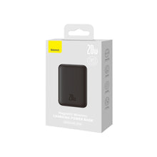 Заредете изображение във визуализатора на галерията – BASEUS power bank magnetic support MagSafe 6000mAh PD 20W PPCX050001 black
