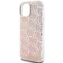 Заредете изображение във визуализатора на галерията – Hello Kitty IML Gradient Electrop Crowded Kitty Head case for iPhone 15 - pink
