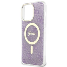 Заредете изображение във визуализатора на галерията – Guess GUHMP14XH4STU iPhone 14 Pro Max 6.7" purple/purple hardcase 4G MagSafe
