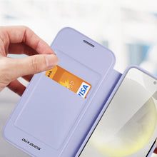 Заредете изображение във визуализатора на галерията – Dux Ducis Skin X Pro case with magnetic ring / stand for Samsung S24 - purple
