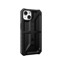 Заредете изображение във визуализатора на галерията – ( uag ) urban armor gear monarch гръб за iphone 13 / 14 carbon fiber
