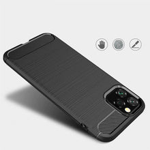 Заредете изображение във визуализатора на галерията – Carbon Case flexible cover for iPhone 11 Pro black
