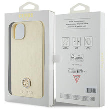 Заредете изображение във визуализатора на галерията – Guess GUHCP15MPS4DGPD iPhone 15 Plus 6.7" gold/gold hardcase Strass Metal Logo
