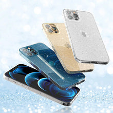 Заредете изображение във визуализатора на галерията – Crystal Glitter Case for Iphone 15 Pro Silver
