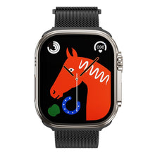 Заредете изображение във визуализатора на галерията – HOCO magnetic stainless steel strap for Apple Watch 42 / 44 / 45 /49 mm AS101 black
