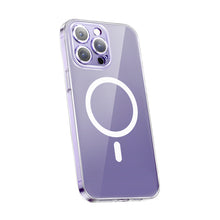 Заредете изображение във визуализатора на галерията – Baseus Crystal Magnetic Case for iPhone 14 Pro Max thin MagSafe cover + transparent glass
