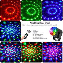 Заредете изображение във визуализатора на галерията – Disco Ball RGB LED with remote control
