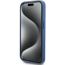 Заредете изображение във визуализатора на галерията – Original Case GUESS hardcase 4G Big Metal Logo GUHCP15L4GMGBL for Iphone 15 Pro blue
