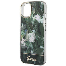 Заредете изображение във визуализатора на галерията – Guess GUHCP14MHGJGHA iPhone 14 Plus 6.7" green/green hardcase Jungle Collection
