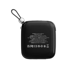 Заредете изображение във визуализатора на галерията – Joyroom power bank 10000mAh Jelly Series 22.5W with built-in Lightning cable black (JR-L003)
