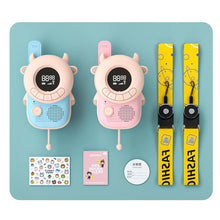 Заредете изображение във визуализатора на галерията – Walkie-talkie for children K22 Cow + Battery Charger + 8xRechargeable HR03/AAA 900mAh
