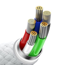 Заредете изображение във визуализатора на галерията – Baseus Glimmer Series cable with fast charging USB-C - Lightning 480Mb/s PD 20W 2m white
