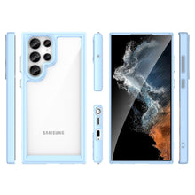 Заредете изображение във визуализатора на галерията – Outer Space Case for Samsung Galaxy S23 Ultra cover with a flexible frame blue
