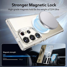 Заредете изображение във визуализатора на галерията – ESR Flickstand Boost Halolock case for Samsung Galaxy S24 Ultra - transparent

